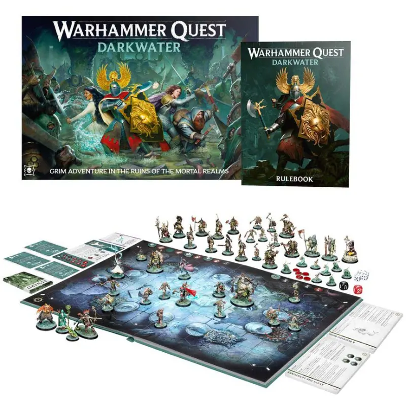 Warhammer quest, darkwater (english), games workshop, model wq-09